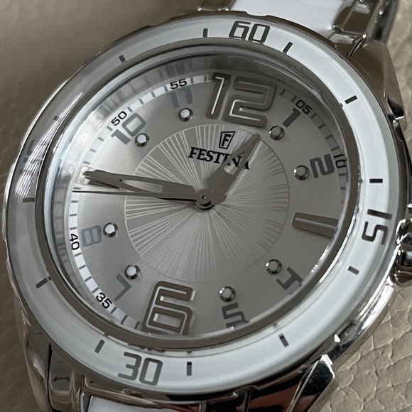 Woman's Festina Ceramic Watch F16395/1 40 mm - Picture 5 of 6